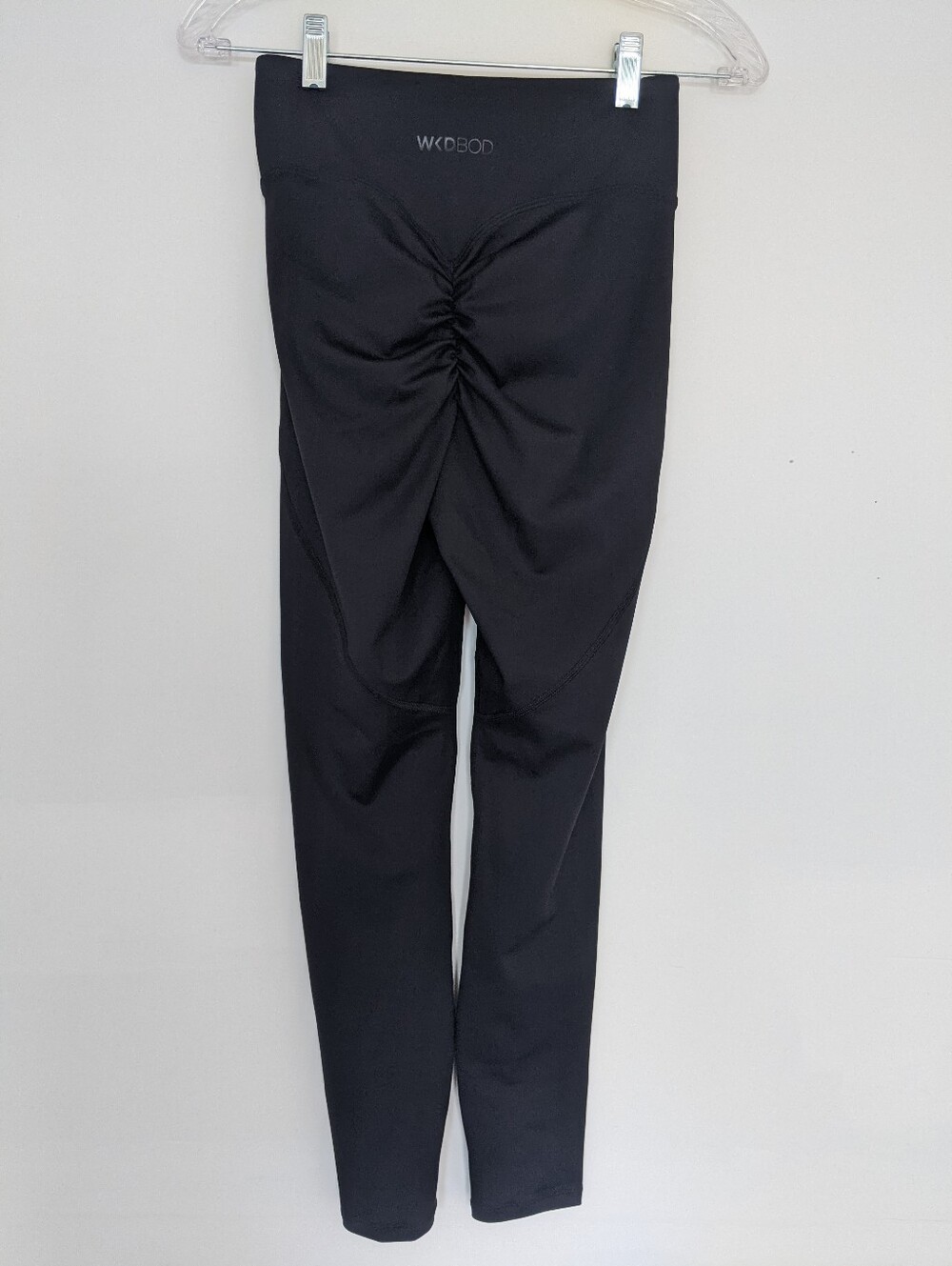 Wicked Bod By Wicked Weasel Black Ruched High-Waist Leggings